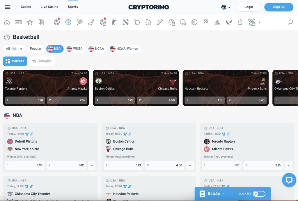 Cryptorino Crypto Sportsbook